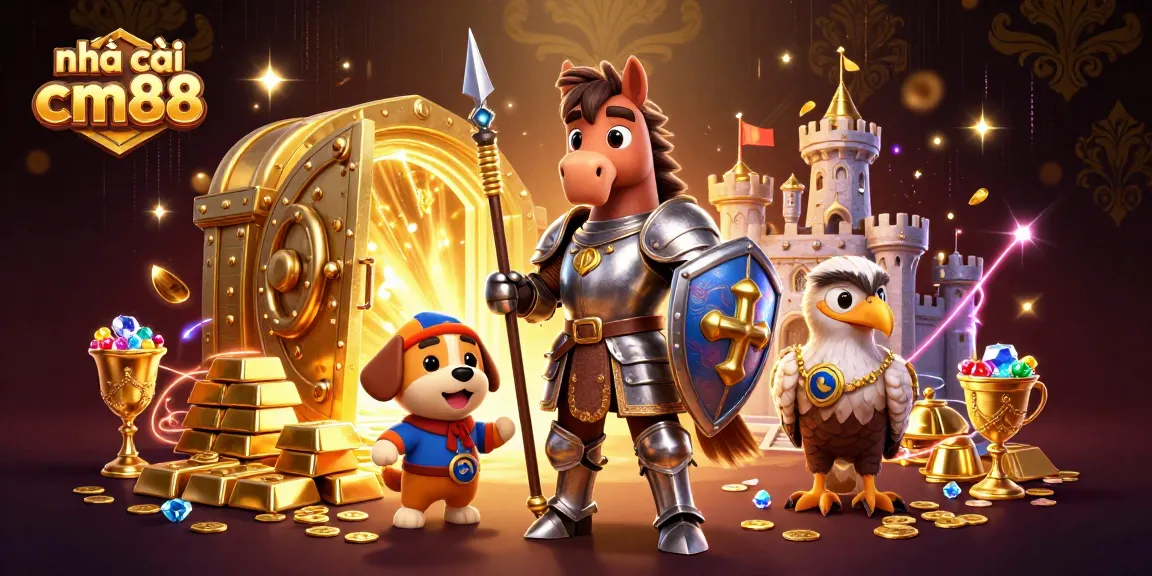 Experience gambling excitement with nhà cái cm88 through an action-packed 3D casino scene.